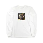 moonshine_fukurouの愛くるしい猫目線 Long Sleeve T-Shirt