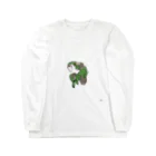 【perie shop】の【カッパさん🥒】 ロングスリーブTシャツ