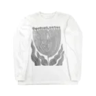 TSUTOMUiDaのTSUTOMUiDa_drawing02_BIGTULIP_LONGSLEEVE ロングスリーブTシャツ