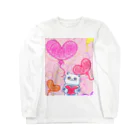 ねこーとさん(ネロリ)のしあわせいっぱいねこーとさん Long Sleeve T-Shirt