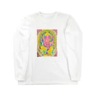 honhon180のピンクガネーシャ Long Sleeve T-Shirt