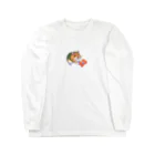 henohenomohejiadの筋トレしているハムスター Long Sleeve T-Shirt