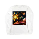 marky88の宇宙に咲く花火 Long Sleeve T-Shirt