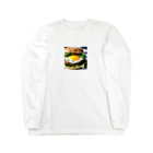 チワワ愛好家ショップの半熟とろけるハンバーグ チーズ愛好家の夢！ Long Sleeve T-Shirt