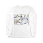 melancholy shopの花と女の子 Long Sleeve T-Shirt