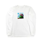 hippo-fanのカバのhippo君 Long Sleeve T-Shirt