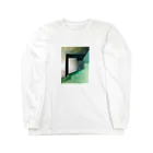  階段、花、炎の階段② Long Sleeve T-Shirt