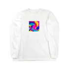 おしゃれなシティグッズの色鮮やかおしゃれアート Long Sleeve T-Shirt