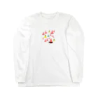 おそばのもりもり三角コーン Long Sleeve T-Shirt