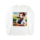 🎨デザイン宮殿🛍️の猫系美少女 Long Sleeve T-Shirt