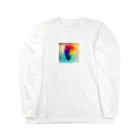 Takumitrustの虹色の羽 Long Sleeve T-Shirt