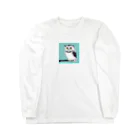 Owlのキュートなフクロウ ロングスリーブTシャツ