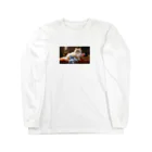 はんなり女史のブルーリボンの猫 Long Sleeve T-Shirt