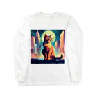 猫店の世紀末 猫 ver.art ロングスリーブTシャツ