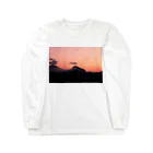 QuirkyRockeyのSUNSET ロングスリーブTシャツ