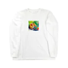 juice-seezのこっそり実を食べるスナネズミちゃん Long Sleeve T-Shirt