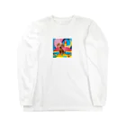 もふもふ86のダックスフンド Long Sleeve T-Shirt