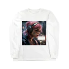 SONESONEのサイバーパンクシティの少女２ Long Sleeve T-Shirt