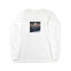 やすてぃの山から昇る月 Long Sleeve T-Shirt