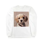 kunkun1048のめちゃカワ犬 ロングスリーブTシャツ