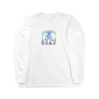 オリジナルショップのかわいいロボット Long Sleeve T-Shirt