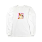 まさのお店の人懐こい犬 Long Sleeve T-Shirt