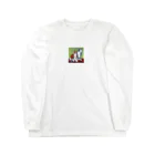 まさのお店の二匹の猫 Long Sleeve T-Shirt