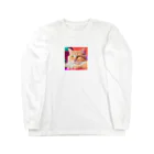 のぞかれ隊の写真で一言にゃん Long Sleeve T-Shirt