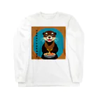 I'm Pixelのグルメなオッター Long Sleeve T-Shirt