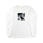 ビビりちゃんの夜の月 Long Sleeve T-Shirt