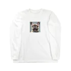 smile_happyのfrench bulldog Long Sleeve T-Shirt