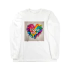 colorful creationsのカラフルにありがとう Long Sleeve T-Shirt