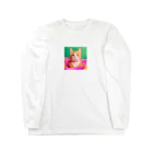 《Derekの絶賛工房中！》のイケイケ猫ちゃん Long Sleeve T-Shirt