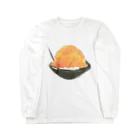 うりえのおみせの台湾風マンゴーかき氷 ロングスリーブTシャツ
