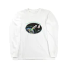 ささがわ なおの大気圏を突破したアザラシ Long Sleeve T-Shirt