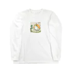 aoking_の和カエルかぼちゃ2 Long Sleeve T-Shirt