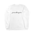 ピースキーパー / @pk15000のPeacekeeper Black Logo Center Long Sleeve T-Shirt