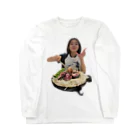 サウナ犬のもぐもぐちゃん Long Sleeve T-Shirt