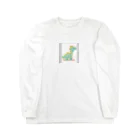 サラリーマン恐竜の優しい恐竜くん Long Sleeve T-Shirt