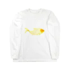 mumusの魚　flame ロングスリーブTシャツ