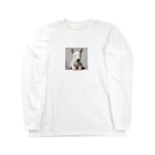 Kybeleのテリアのかわいい子犬のアイテム Long Sleeve T-Shirt