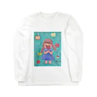 アクリル絵のfuのen-nichi リンゴアメ Long Sleeve T-Shirt