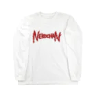 サトシ最悪の配信者のNEKOCHAN Graffiti (レッド) Long Sleeve T-Shirt