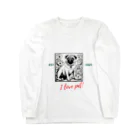 ワンダーワールド・ワンストップのDog ペット好き⑦ ロングスリーブTシャツ