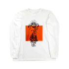京極風斗のブリキ花 ロングスリーブTシャツ