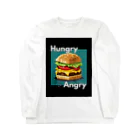 hAngryの【ハンバーガー】hAngry  ロングスリーブTシャツ