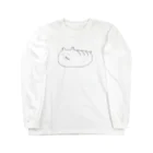 Namahamu_のよだれ犬のロングスリーブTシャツ Long Sleeve T-Shirt