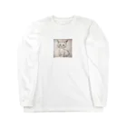 Kemasatariの猫の絵 Long Sleeve T-Shirt
