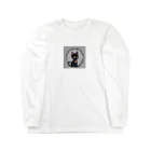 ka293のかわいい黒猫 Long Sleeve T-Shirt