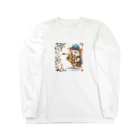 moriugのサックスハリネズミ Long Sleeve T-Shirt